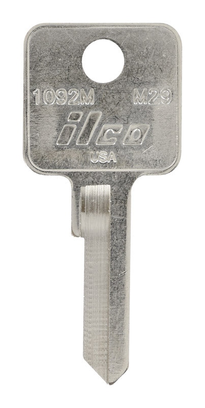 HILLMAN Traditional Key Padlock Universal Key Blank Single, Pack of 10