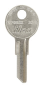 HILLMAN Traditional Key Automotive Key Blank Single For GM Brass, Pack of 10