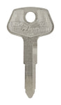 HILLMAN Traditional Key Automotive Key Blank Double For Chrysler Silver, Pack of 10