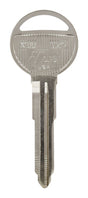 HILLMAN Traditional Key Automotive Key Blank Double For Mazda Silver, Pack of 10