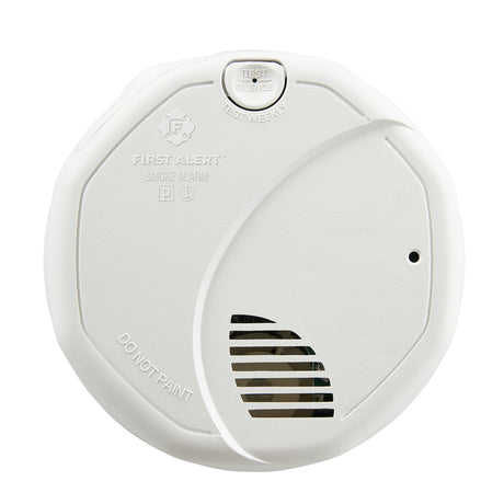 First Alert 1039828 Fire and Smoke Detector, AA Alkaline Battery, Photo, Ion Sensor, 85 dB, Alarm: Smoke