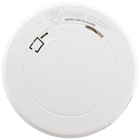 First Alert 1039868 Smoke and Carbon Monoxide Alarm, 85 dB, Alarm: Audible, Electrochemical, Photoelectric Sensor