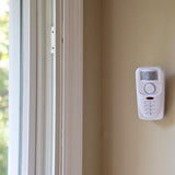 Sabre White Plastic Motion Sensor Alarm