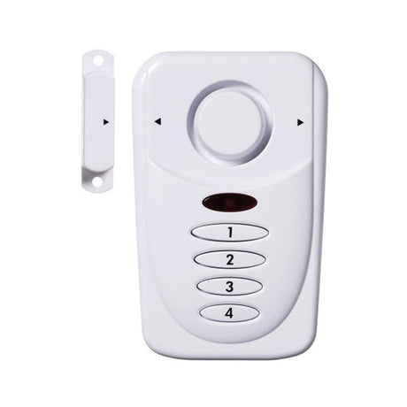 Sabre Elite White Plastic Door Alarm