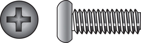 HILLMAN No. 10-32 Ga. X 1-1/4 in. L Phillips Flat Head Stainless Steel Machine Screws 1 pk