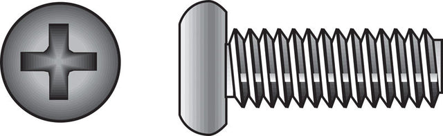 HILLMAN No. 10-32 Ga. X 1-1/2 in. L Phillips Flat Head Stainless Steel Machine Screws 100 pk