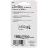 HILLMAN 6 in. D Metal Silver Beaded Ball Chain, Pack of 5