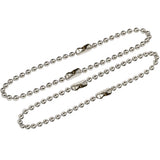 HILLMAN 6 in. D Metal Silver Beaded Ball Chain, Pack of 5