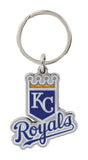 HILLMAN MLB Tempered Steel Blue Decorative Keychain, Pack of 3