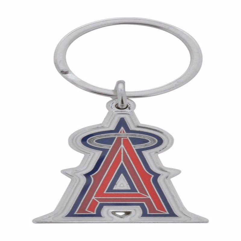 HILLMAN MLB Tempered Steel Silver Decorative Keychain, Pack of 3