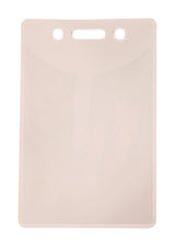 HILLMAN Plastic Clear ID Holder Badge Sleeve, Pack of 5