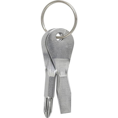 HILLMAN Metal Silver Screwdriver Set Key Ring, Pack of 25