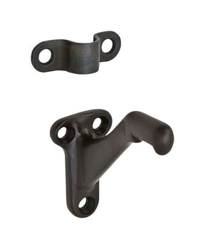 Ives  Black  Aluminum  Handrail  Bracket Oil Rubbed Bronze