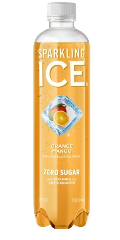 Sparkling Ice 10472 Sparkling Water, Orange Mango, 17 fl-oz Bottle, Pack of 12