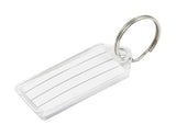 HILLMAN Metal Silver Labeling/ID Key Ring, Pack of 50