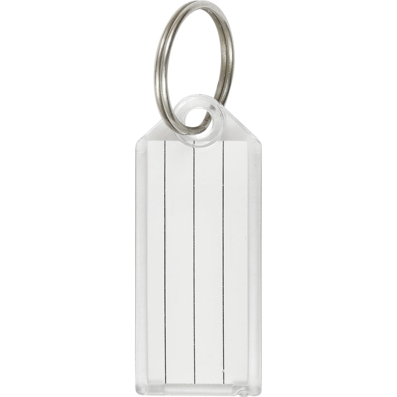 HILLMAN Metal Silver Labeling/ID Key Ring, Pack of 50