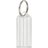 HILLMAN Metal Silver Labeling/ID Key Ring, Pack of 50