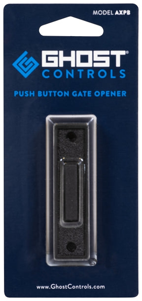 Ghost Controls AXPB Push Button, Non-Illuminated, Plastic, Black