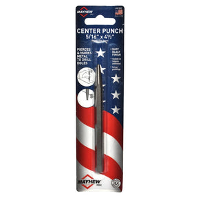 Mayhew 41202 Center Punch, 5/32 in Tip, 5-1/8 in L, 5/16 in Dia Shank