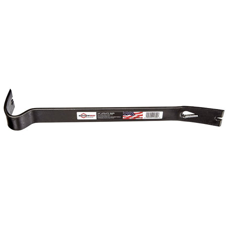 Mayhew 41300 Double Utility Bar Nail Puller, 14 in L, Steel, Black, 8 in W
