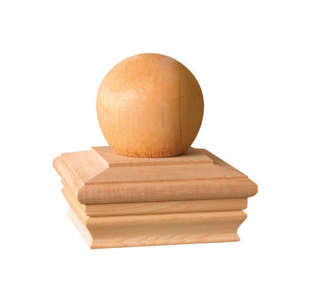 Deckorators 5.5 in. H X 4 in. W Brown Wood Post Cap, Pack of 6