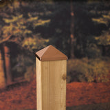Deckorators 2 in. H X 4 in. W Copper Plastic Post Cap, Pack of 48
