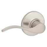 Kwikset 200BL 15 6AL Passage Lever, Satin Nickel, Zinc, Residential, Reversible Hand, 1-15/16 in Projection, 3 Grade