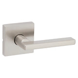 Kwikset Signature Series 154HFL SQT 15 Passage Lever, Non-Locking Lock, Satin Nickel, Zinc, Residential, Reversible Hand