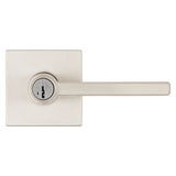 Kwikset 740HFL SQT 15 Entry Lever, Satin Nickel, Metal, Re-Key Technology: SmartKey, Left, Reversible, Right Hand