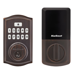 Kwikset 260 Series 9260 TRL 11P SMT RBP Smartcode Deadbolt with Tustin Lever, Traditional, 2 Grade, Keyed One-Side Key