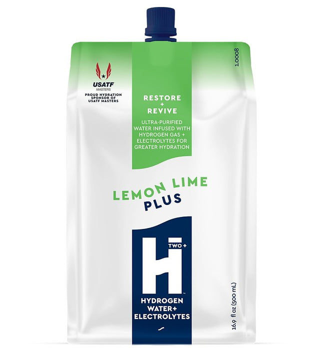 HTWO 1445 Lemon Lime Plus Hydrogen Water, 16.9 fl-oz Pack, Pack of 12