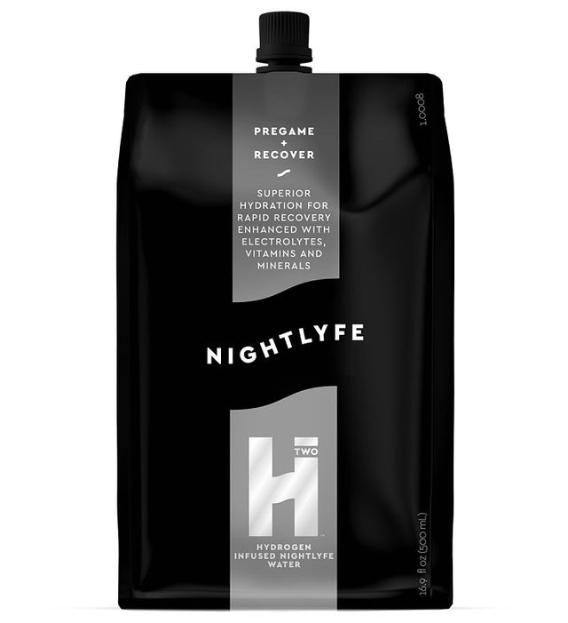 HTWO 1305 Nightlife Hydrogen Water, 16.9 fl-oz Pack, Pack of 12
