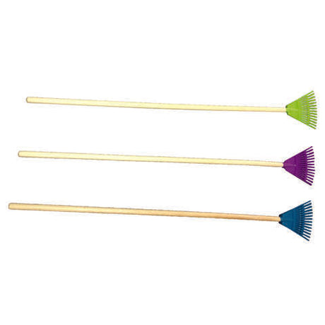 Bloom 14 Tine Poly Shrub Rake Wood Handle, Pack of 6
