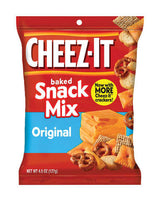 Cheez-It Original Snack Mix 4.75 oz Pegged, Pack of 6