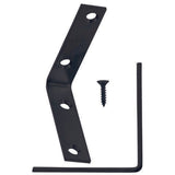 Ace 3 in. H X 3/4 in. W X 3 in. D Black Steel Inside L Corner Brace