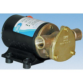 Jabsco 18660-0123 12V Self Priming 6.3 GPM Water Puppy Flexible Nitrile Impeller Pump