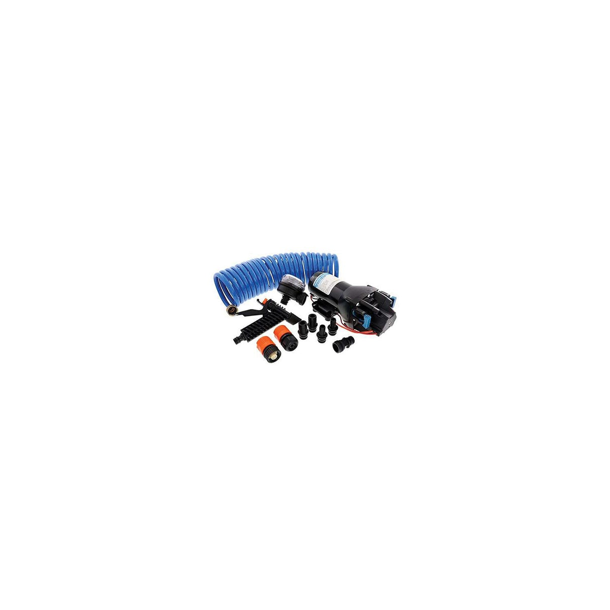 Jabsco Q401J118N4A Hotshot Series Washdown Pump Kit w/Hose, 12V, 4GPM