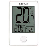 Headwind EZRead Clock/Thermometer Polyresin White, Pack of 6