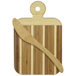 Totally Bamboo 9 in. L X 6 in. W X 0.5 in. Bamboo Striped Cutting Board Set, Pack of 12