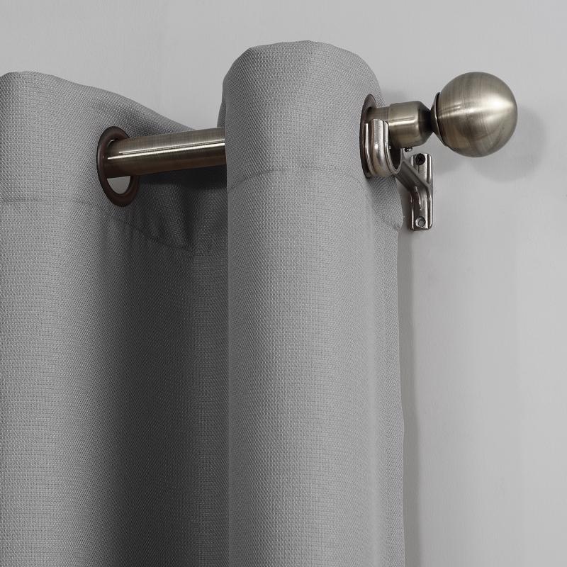 No. 918 Webster Gray Curtain 80 in. W
