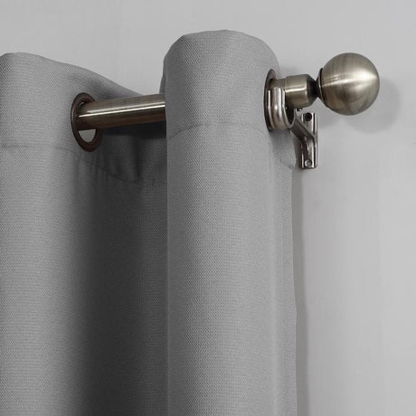 No. 918 Webster Gray Curtain 80 in. W