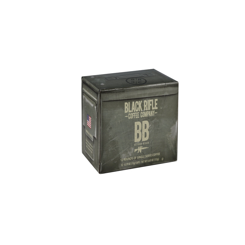 Black Rifle Coffee Company Beyond Black Caramel/Dark Chocolate/Nutty Coffee K-Cups 12 pk, Pack of 6
