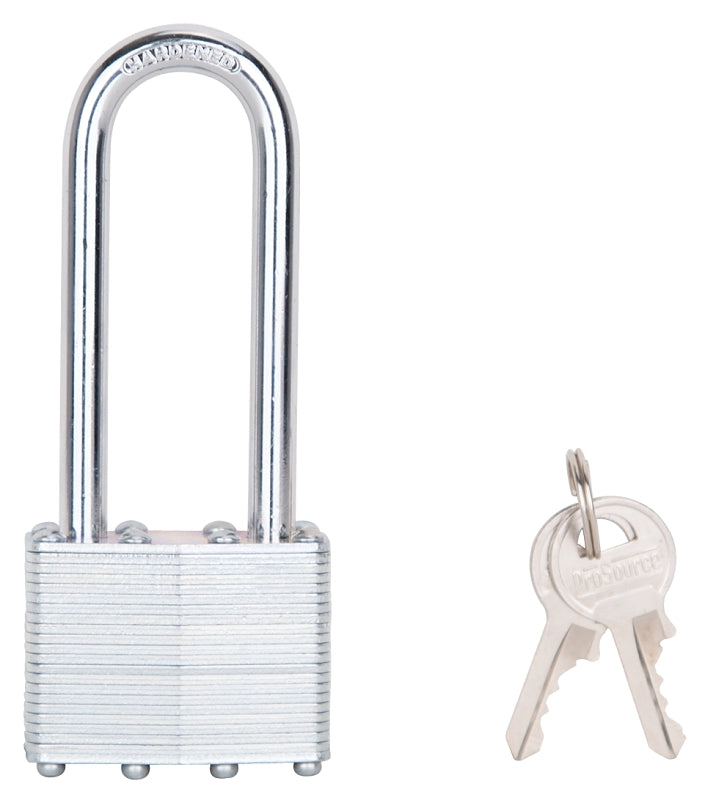 ProSource HD00022L Padlock, Long Shackle, 9/32 in Dia Shackle, 3 in H ...