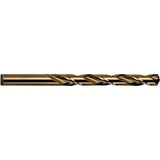 Irwin 63121 Jobber Drill Bit, 21/64 in Dia, 4-5/8 in OAL, Spiral Flute, 21/64 in Dia Shank, Cylinder Shank, Pack of 6