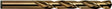 Irwin 63128 Jobber Drill Bit, 7/16 in Dia, 5-1/2 in OAL, Spiral Flute, 7/16 in Dia Shank, Cylinder Shank, Pack of 6