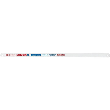 Lenox 20145V224HE Hacksaw Blade, 1/2 in W, 12 in L, 24 TPI, Steel Cutting Edge