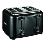 Proctor Silex Plastic Black 4 slot Toaster 8 in. H X 12.25 in. W X 11.31 in. D, Pack of 2
