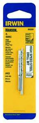 Irwin Hanson 8031 Machine Screw Tap, #10-32 UNF Thread, Plug Tap Thread, 4-Flute, HCS