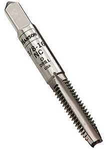 Irwin Hanson 8123 Fractional Tap, 1/4-28 UNF Thread, Plug Tap Thread, 4-Flute, HCS