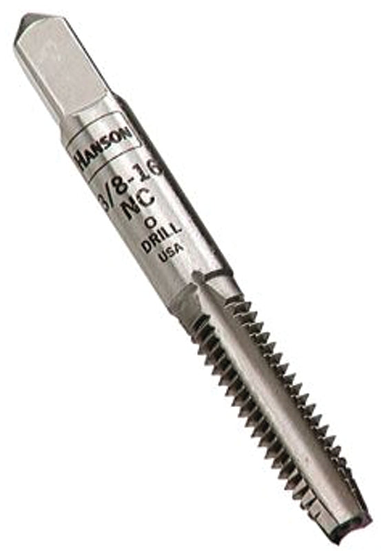 Irwin Hanson 8139 Fractional Tap, 7/16-14 Thread, Plug Tap Thread, 4-Flute, HCS